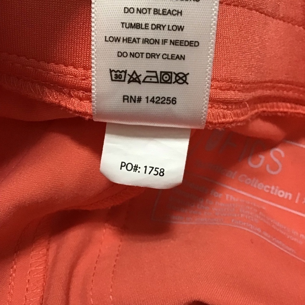 Figs Zamora Jogger Scrub Pants in Hot Coral Size XXS/T. - Picture 11 of 11